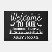 Personalisiertes Halloween-Spuk Fußmatte (Vorderseite)