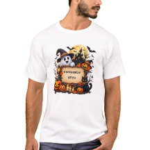 Personalisiertes Halloween Spukhaus Geist Kürbis