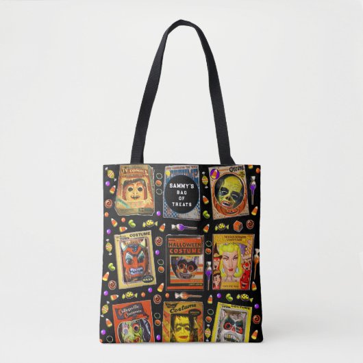 Personalisiertes Halloween Tasche (Vorderseite)