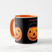 Personalisiertes Halloween Tasse (Vorderseite Links)