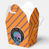 Personalisiertes Halloween/Trick oder Treat Skull Geschenkschachtel (Geöffnet)