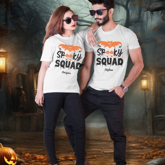 Personalisiertes Halloween unisex T-Shirt