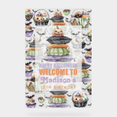 Personalisiertes Halloween Willkommenszeichen Acrylschild (Vorderseite)