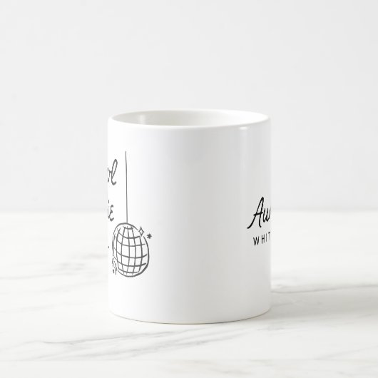 Personalisiertes Hand gezeichnetes Cooles Geschenk Kaffeetasse (Mittel)