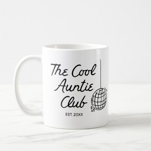 Personalisiertes Hand gezeichnetes Cooles Geschenk Kaffeetasse (Links)