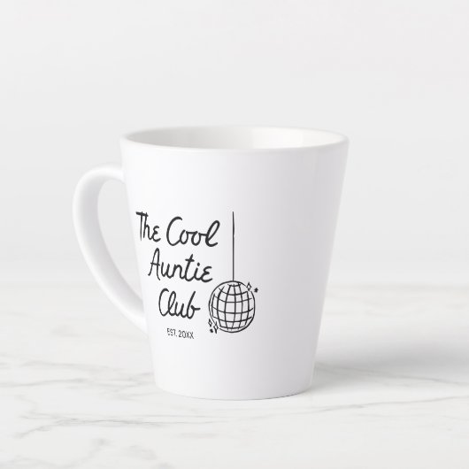 Personalisiertes Hand gezeichnetes Cooles Geschenk Milchtasse (Linke Ecke)