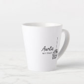 Personalisiertes Hand gezeichnetes Cooles Geschenk Milchtasse (Rechte Ecke)