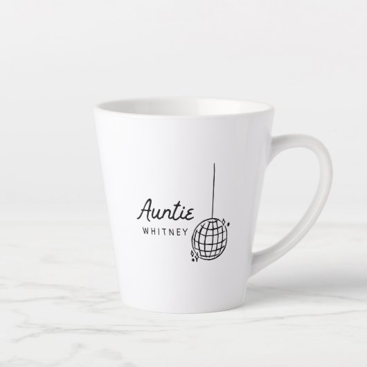 Personalisiertes Hand gezeichnetes Cooles Geschenk Milchtasse (Rechts)