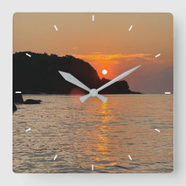 Personalisiertes Handgelenk für das benutzerdefini Quadratische Wanduhr