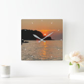 Personalisiertes Handgelenk für das benutzerdefini Quadratische Wanduhr (Zuhause)