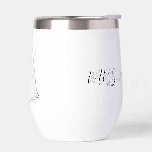 Personalisiertes handgeschriebenes Hochzeitskleid