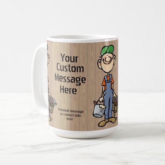 Personalisiertes handliches kaffeetasse (Vorderseite Links)