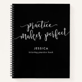 Personalisiertes Handschriftenbuch Notizblock (Vorderseite)