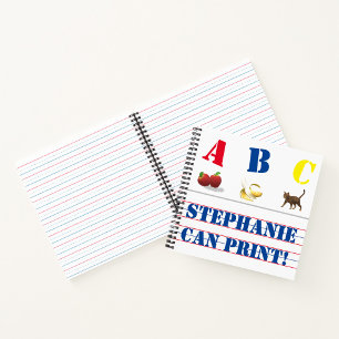 Personalisiertes Handschriftenhandbuch Notizblock