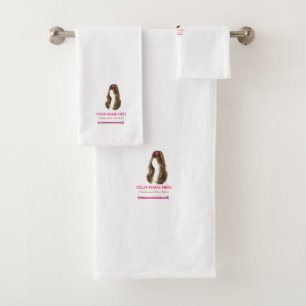 Personalisiertes Handtuch-Set für Friseure Badhandtuch Set