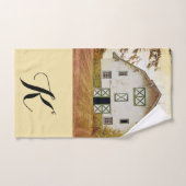 Personalisiertes Handtuch Sonnenuntergang Land Rus (Handtuch)