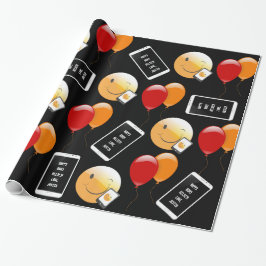 Personalisiertes Handy Geburtstag Geschenkpapier