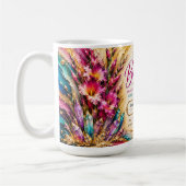 Personalisiertes Happy Birthday™ August-Geburtsmon Kaffeetasse (Links)