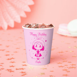 Personalisiertes Happy Birthday Pappbecher