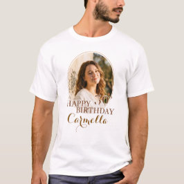 Personalisiertes Happy Birthday T-Shirt mit indivi