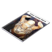 personalisiertes Happy Buddha Notebook Notizblock (Linke Seite)