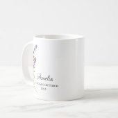 Personalisiertes Happy Retirement-Geschenk Kaffeetasse (Vorderseite Links)