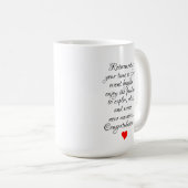 Personalisiertes Happy Retirement-Geschenk Kaffeetasse (VorderseiteRechts)