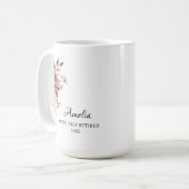 Personalisiertes Happy Retirement-Geschenk Kaffeetasse (Vorderseite Links)