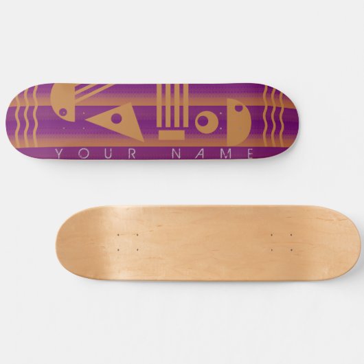 Personalisiertes Hard Rock Maple Skateboard (Horizontal)