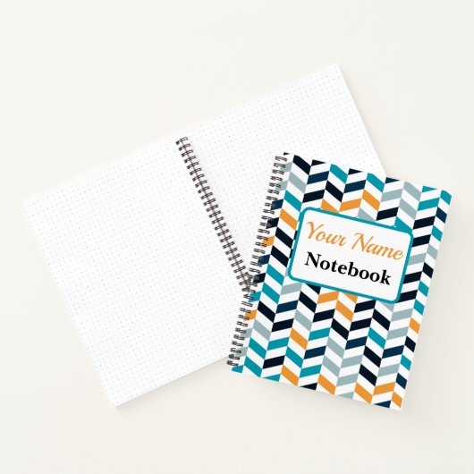 Personalisiertes Hardcover-Notebook 8.5" x 11" Notizblock (Innenseite)