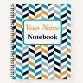 Personalisiertes Hardcover-Notebook 8.5" x 11" Notizblock (Vorderseite)