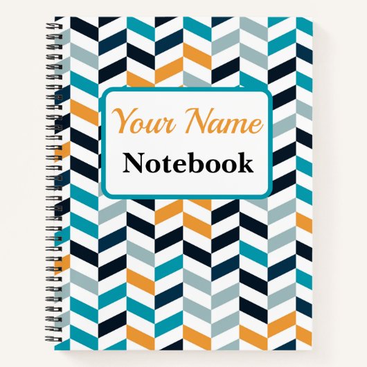 Personalisiertes Hardcover-Notebook 8.5" x 11" Notizblock (Vorderseite)