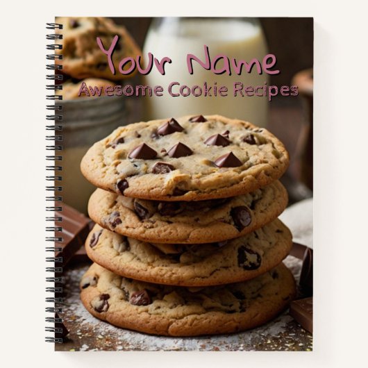 Personalisiertes Hardcover-Rezept Notizblock (Vorderseite)