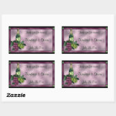 Personalisiertes Hartglas Rechteckiger Aufkleber (Blatt)