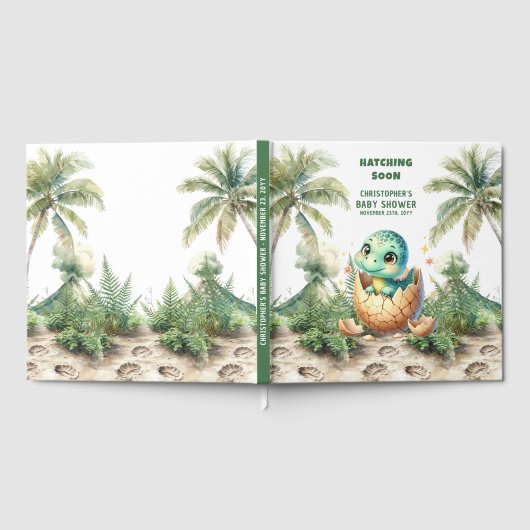 Personalisiertes Hatching Soon Baby Guest Book Gästebuch (Voll)