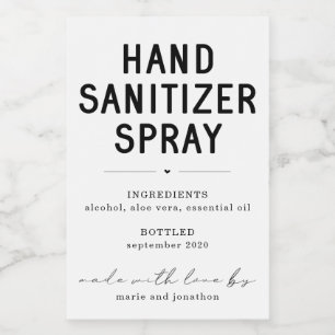 Personalisiertes, hausgemachte Handspritzer-Spray- Weinetikett