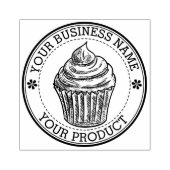 Personalisiertes, hausgemachtes Logo Gummistempel (Prägung)