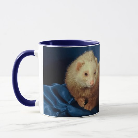 Personalisiertes Haustier Ferret Tasse (Links)