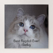 Personalisiertes Haustier Foto Best Ragdoll Katze Puzzle (Vertikal)