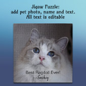 Personalisiertes Haustier Foto Best Ragdoll Katze Puzzle
