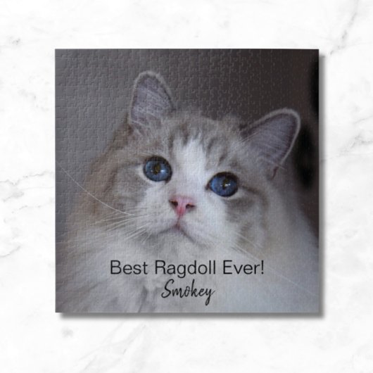 Personalisiertes Haustier Foto Best Ragdoll Katze Puzzle