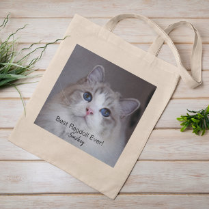 Personalisiertes Haustier Foto Best Ragdoll Katze Tragetasche
