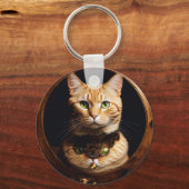 Personalisiertes Haustier Foto Cat Lover Keepake S Schlüsselanhänger (Vorderseite)
