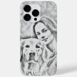 Personalisiertes Haustier Foto Hund Lover Bleistif Case-Mate iPhone 14 Pro Max Hülle