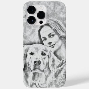 Personalisiertes Haustier Foto Hund Lover Bleistif Case-Mate iPhone 14 Pro Max Hülle