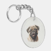 Personalisiertes Haustier Foto Hund Lover Keepake Schlüsselanhänger (Vorderseite links)