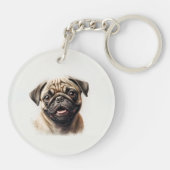 Personalisiertes Haustier Foto Hund Lover Keepake  Schlüsselanhänger (Rückseite)