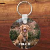 Personalisiertes Haustier Foto Hund Lover Keepake  Schlüsselanhänger (Vorderseite)