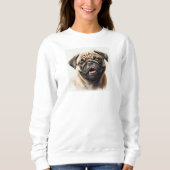 Personalisiertes Haustier Foto Hund Lover Keepake  Sweatshirt (Vorderseite)
