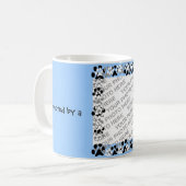 Personalisiertes Haustier-Foto Kaffeetasse (Vorderseite Links)